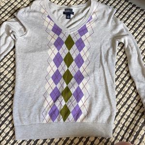 Tommy Hilfiger argyle sweater